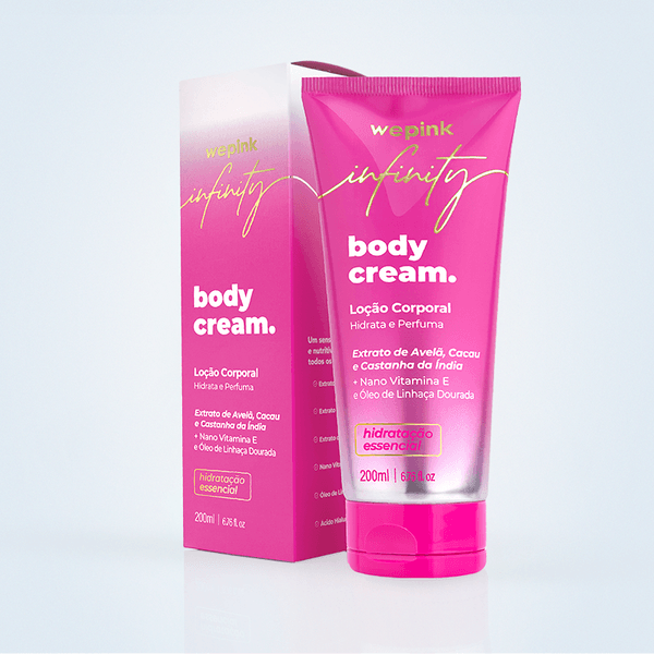 Body Cream Infinity Desodorante Hidratante 200ml - Wepink