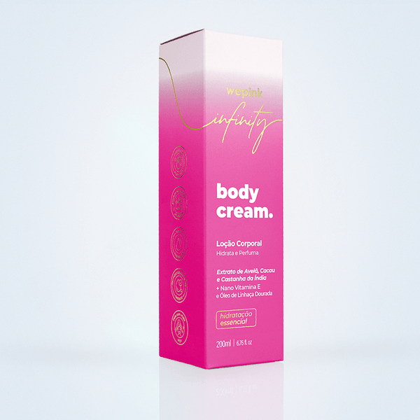 Body Cream Infinity Desodorante Hidratante 200ml - Wepink