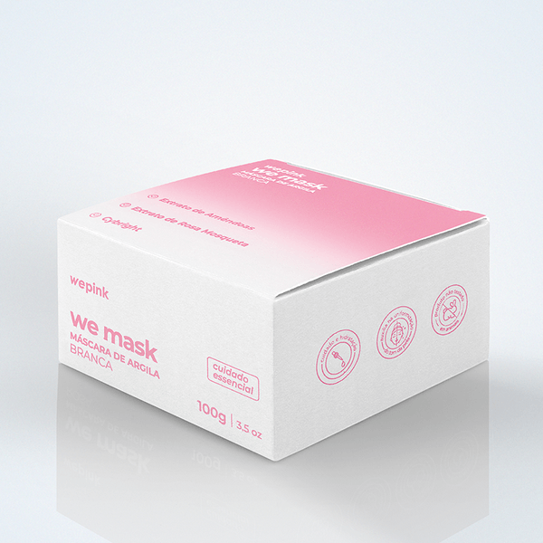 We Mask - Máscara de Argila Branca 100g - Wepink