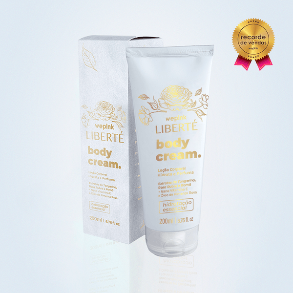 Body Cream Liberté Desodorante Hidratante 200ml - Wepink